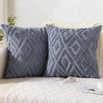 Velvet Throw Cushion Cover – Soft Square Cushion for Sofa & Bedroom Decor