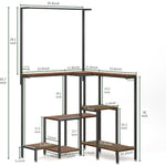 Corner Plant Stand with Grow Light, 8-Tiear Large Plant Shelf