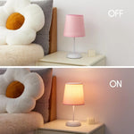 Japanese Style Dimmable Fabric Bedside Lamp