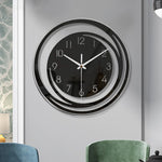 Modern Acrylic Wall Clock with Swinging Pendulum 