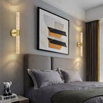 Modern LED Crystal Wall Light | Nordic Bedside Lamp for Bedroom & Living Room