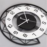 Vintage Wood Wall Clock - Fashionable Modern Art Quartz Clock