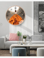 20cm Silent Battery Wall Clock – Stylish Plastic Decor