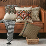 Bohemian Cotton Linen Cushion Cover – Ethnic Retro Totem Cushioncase for Sofa & Home Decor