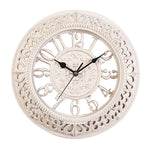 European Round Wall Clock – Stylish Plastic Quartz Clock