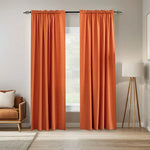 Farmhouse Curtains Rod Pocket Style for Bedroom and Living Room