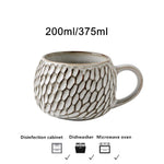 Retro Minimalist Ceramic Ball Cups - Japan Style Coffee & Water Mugs