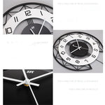 Vintage Wood Wall Clock - Fashionable Modern Art Quartz Clock