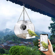 Bird House Pet Feeder Acrylic with Camera