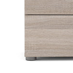 Loft 8-Drawer Double Dresser in Truffle Oak - Modern Vanity Table Bedroom Furniture