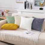 Velvet Throw Cushion Cover – Soft Square Cushion for Sofa & Bedroom Decor