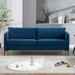 Luxurious Velvet Sofa Bed - Mid-Century Modern Couch for Living Room