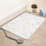 Modern Rectangular Washable Bath Mat – Non-Slip Area Mat