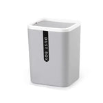 Compact Mini Desktop Waste Bin - Plastic Tabletop Trash Can