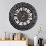 European Round Wall Clock – Stylish Plastic Quartz Clock