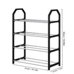 4-Tier Removable Shoe Rack – Stylish Storage for Home